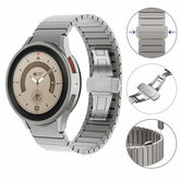 Stainless Steel Strap for Samsung Galaxy Watch 6/5/4 – Butterfly Clasp